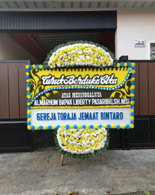 Papan Bunga Duka di Animha
