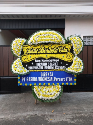 Papan Bunga Duka di Animha