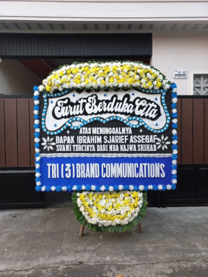 Papan Bunga Duka di Animha